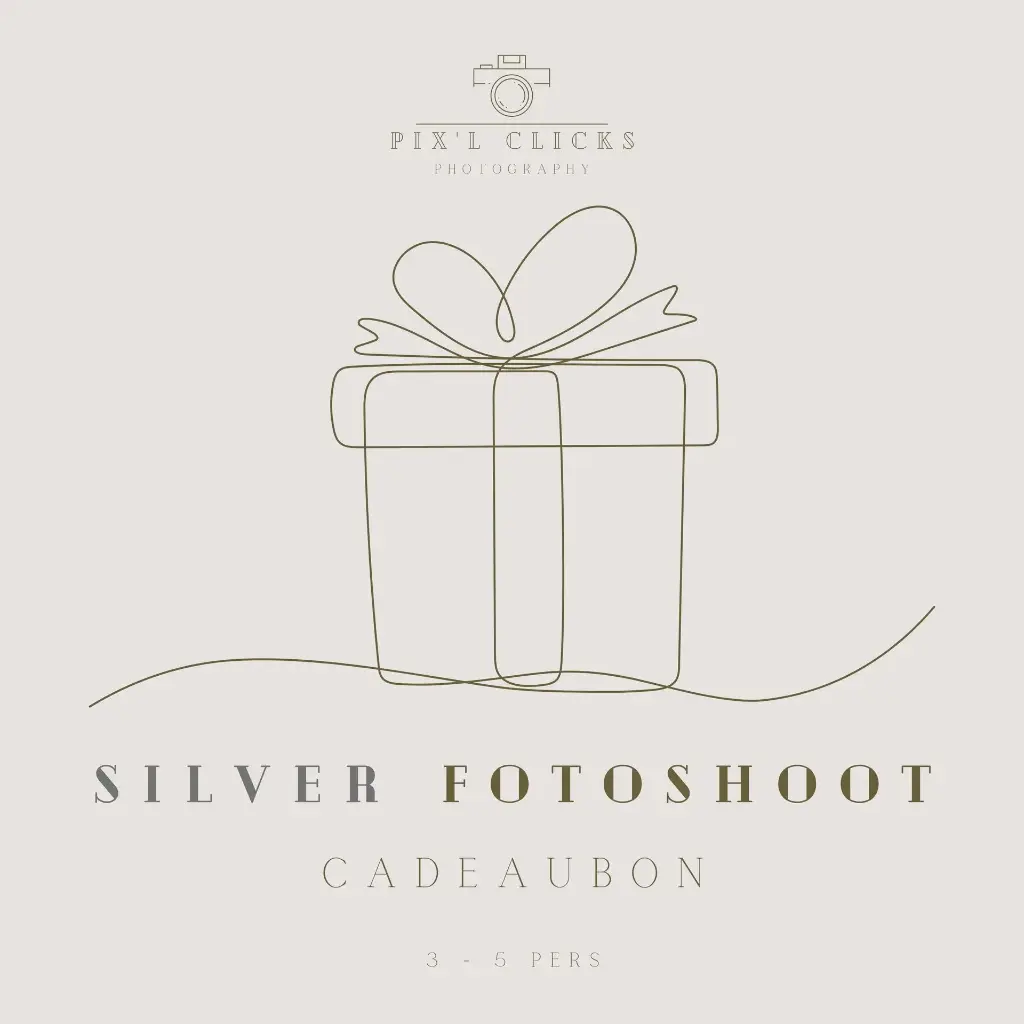 Cadeaubon Silver fotoshoot (3-5 pers)