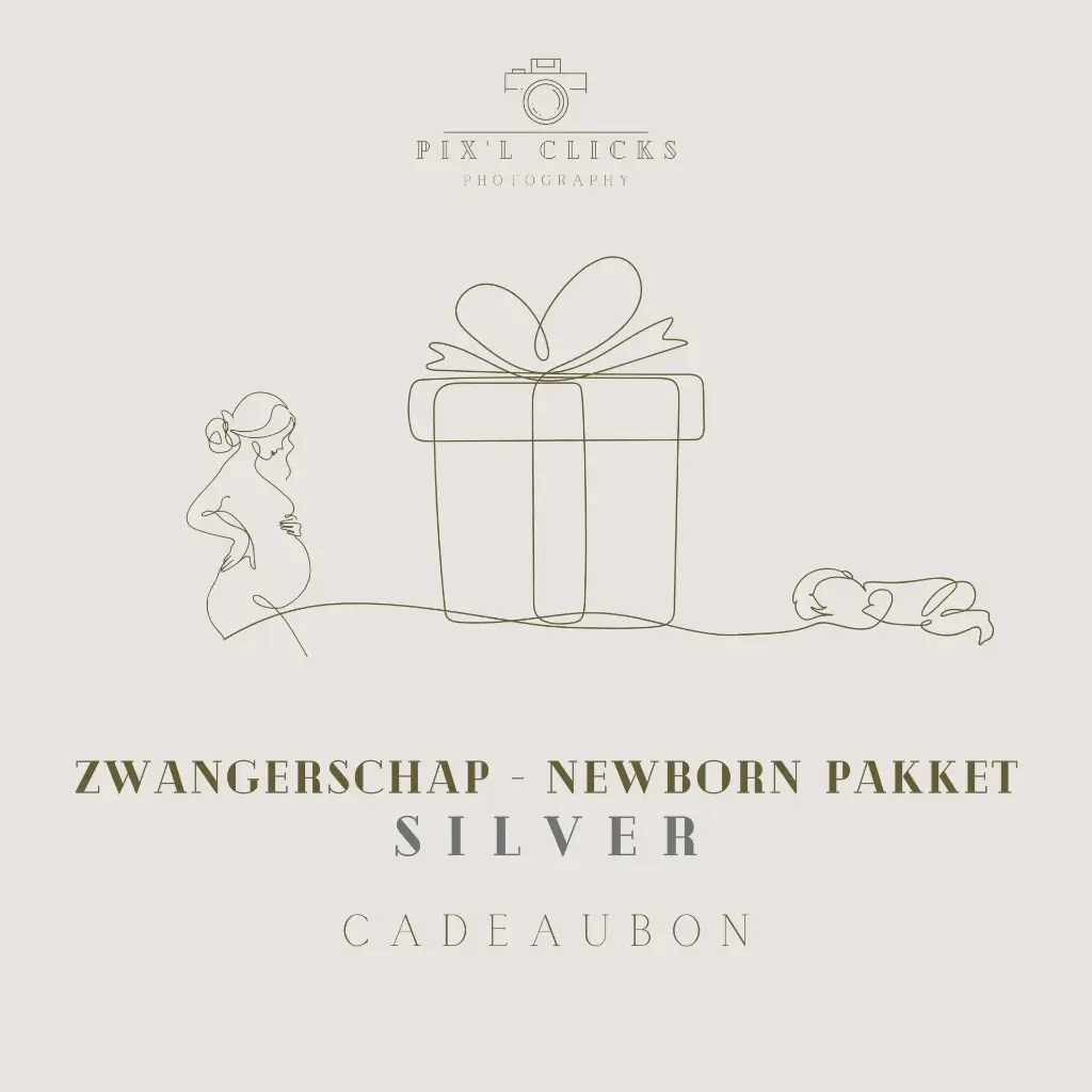 Cadeaubon Zwangerschaps-/newbornpakket Silver 
