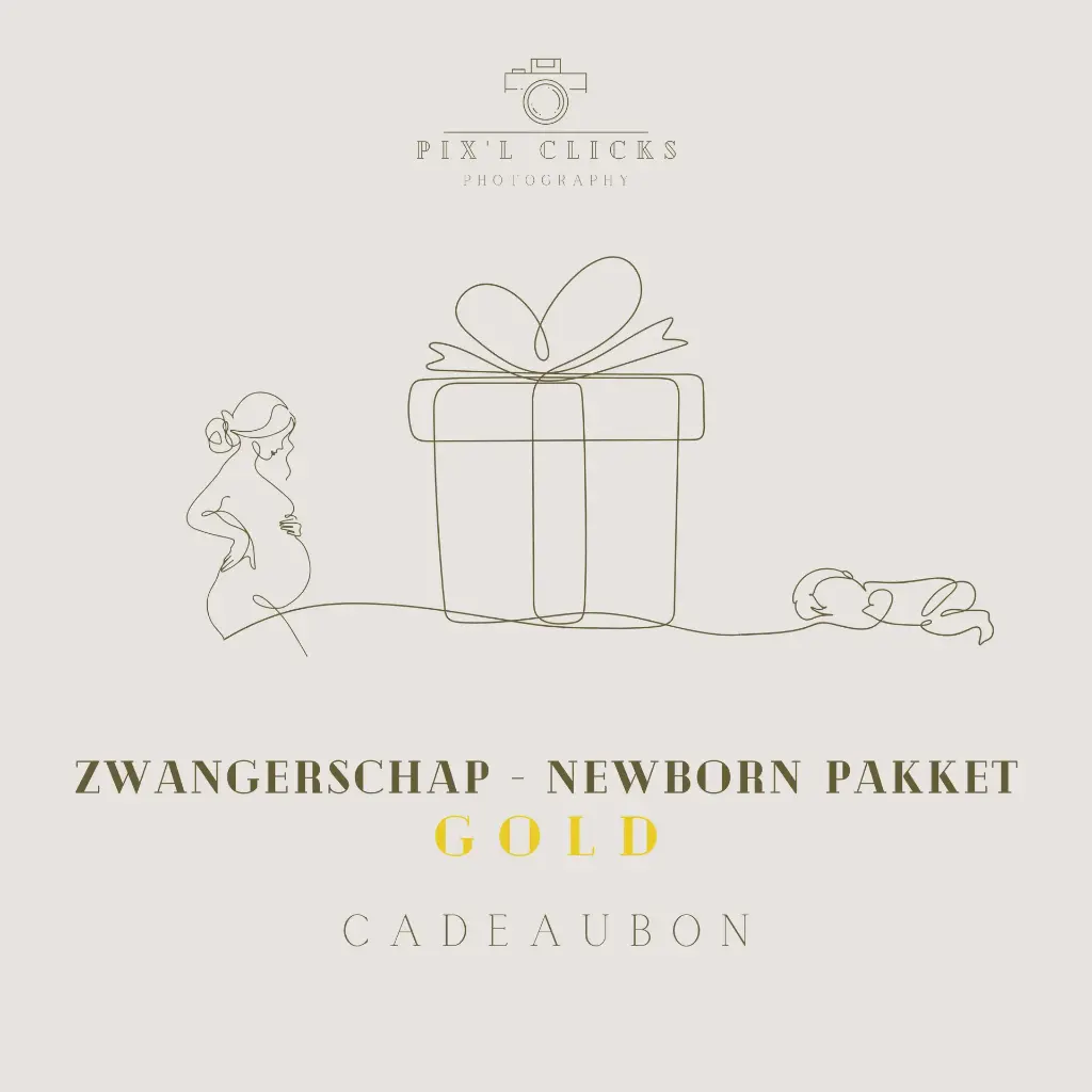 Cadeaubon Zwangerschaps-/newbornpakket Gold