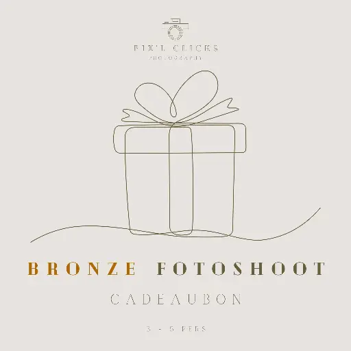 Cadeaubon Bronze fotoshoot (3 - 5 pers)