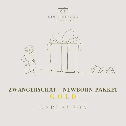 Cadeaubon Zwangerschaps-/newbornpakket Gold