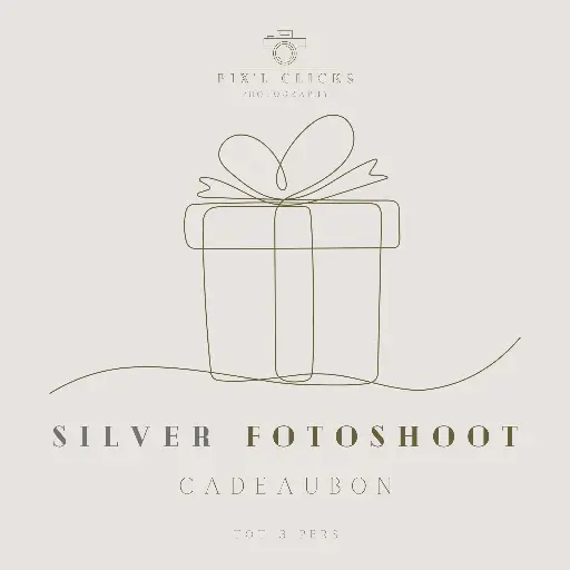Cadeaubon Silver Fotoshoot (tot 3 pers)
