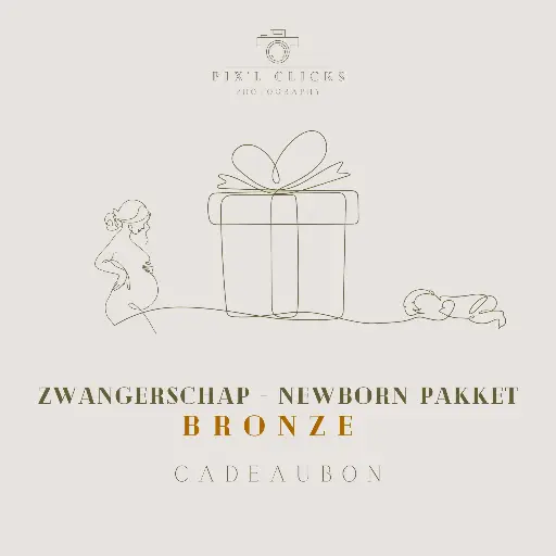 Cadeaubon Zwangerschaps-/newborn pakket Bronze